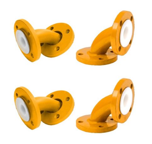 PTFE Lined 45 Degree Elbows in uk