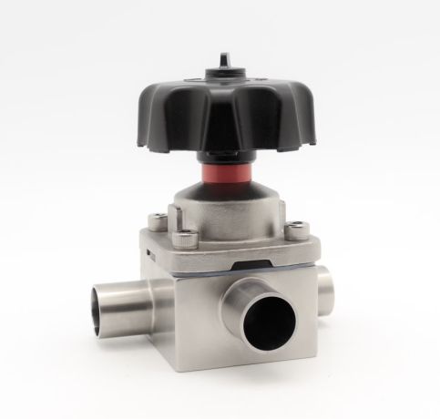 PTFE Lined A216 Gr. Wcb 3 Way Diaphragm Valve in uk